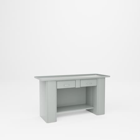 Pucel Fluid Top Drawer Bench with 2 Drawers, 60 in W x 32 in H x 22 in D, Red CT-60