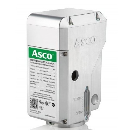 Asco 120v On/Off N4 Slow Open Dmpr Shft/Arm P159A110X1X11F0