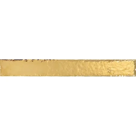 Apollo Tile Valenza 2x16 Brushed Gold Ceramic Zellige Subway Wall Tile (10.76 sq ft/case), 50PK APLBUN88GLDA