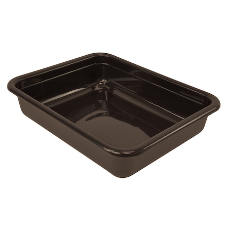 Quantum Storage Systems BUS/UTILITY TUB 20in x 15in x 5in, FLAT BOTTOM PP BROWN FSB-20155BN