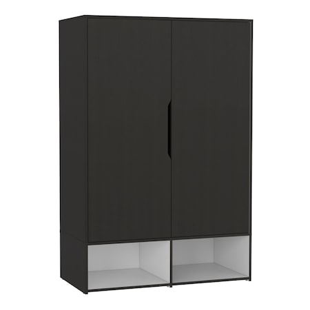 Homeroots 39" Black Laminate Accent Chest 477767