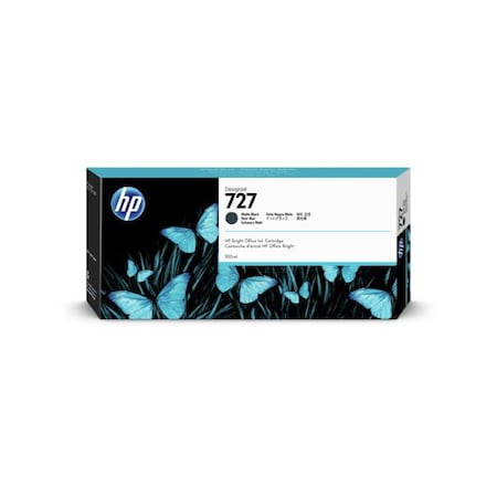 Hp 727 (C1Q12A) Matte Black Original Ink Cartridge (300 ml) C1Q12A