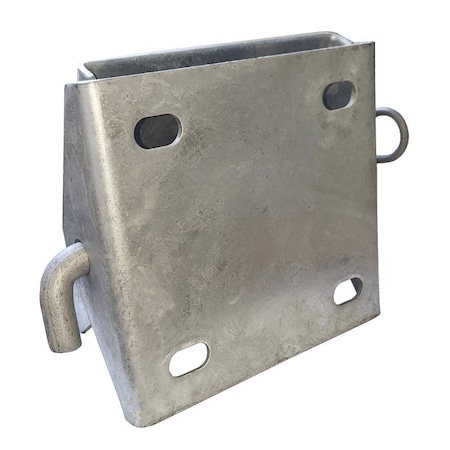 Multi Online Distribution Dock Hng 5x5x1/8in Galv Stl 10019