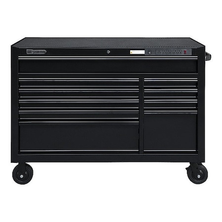 Westward Rolling Tool Cabinet, Black, Keyed Locking 2AE292
