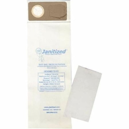 Janitized Filter Bag, Rplcs Lindhaus Ph4, R4, PK10, 2-ply, Micro Filter, 10 PK JAN-LPH4-2(10)