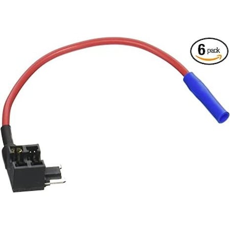 Battery Doctor Fuse Holder, 10A Amp Range, 12V DC Volt Rating, Wire Leads, APS Fuse Fuse Type 30105