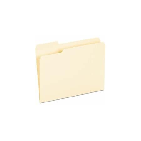 Universal File Folder 9-3/8" x 11-3/4", 1/3-Cut Tab, Manila, 100PK UNV12213