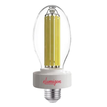 Elumigen 50W LED Filament Lamp, ED38, 10,000 Lumen, AC 120-277V / DC 120-250V, 5000K, Wet Rated HIDW50L10000C5R7NU