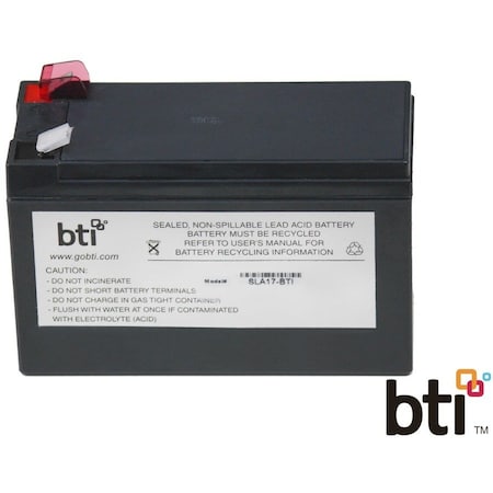 Battery Technology BTI Replacement Battery RBC17 for APC - UPS Battery - Lead Acid - BR700G RBC17-SLA17-BTI