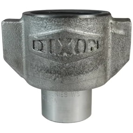 Dixon WS Series High Pressure Wingstyle Female Coupler, 2-11 Nominal, Female BSPP, 316 SS 16WSBF16-SS