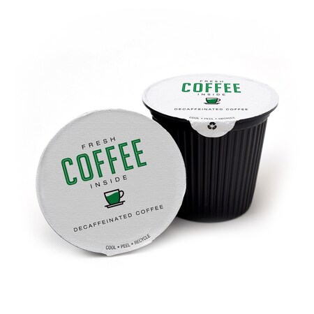 Diplomat Coffee Decaf Coffee Fresh Coffee Inside KCup 100cs, 100PK C-DCCUP-FC-D