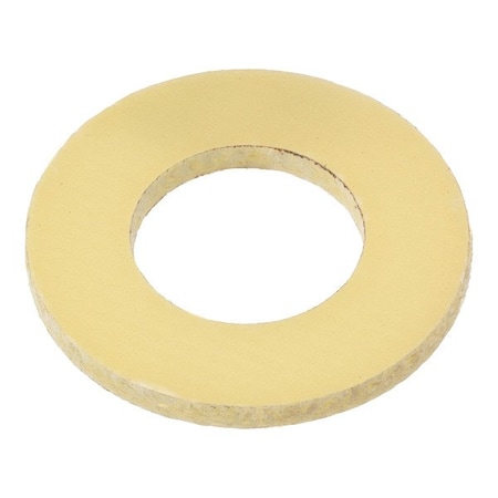 Zoro Select Flat Washer, For Screw Size 1/4 in , Fiberglass Not Applicable Finish, 10 PK Z8327