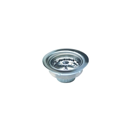 Master Plumber Basket Sink Strainer, Chrome Finish, Stainless Steel 622-704