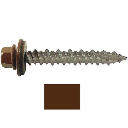 Hillman 10 x 1.5 in. Brown Screw, 250PK 250756