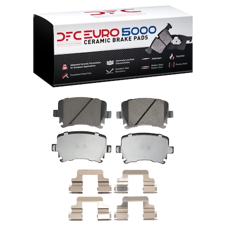 Dfc 5000 Euro Ceramic Disc Brake Pad Set,  1600-1108-02