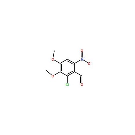 Ak Scientific 2-Chloro-3, 4-dimethoxy-6-nitrobenzaldehyde (1g), CAS 82330-54-9 2033AL-1g