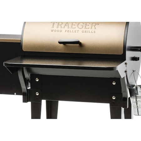 Traeger Front Shelf, Folding, Steel, PowderCoated, For Tailgater, 20 Series and Renegade Models BAC361