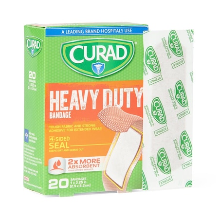Medline CURAD Heavy Duty Bandages, 1in x 3.25in CUR14925RBH