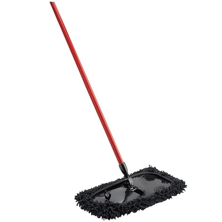 Libman Extra Large Floor Dust Mop, 9 in W Head, 18 in L Head, Microfiber Head, Cut End 926