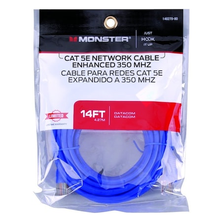 Monster Cable Just Hook It Up 14 ft. L Category 5E Networking Cable 140270-00