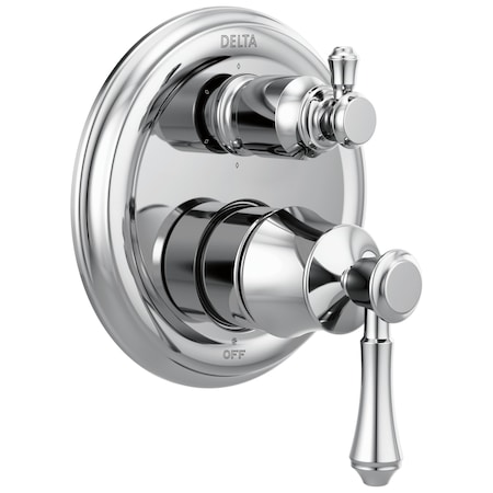 Delta Cassidy Traditional 2-Handle Monitor 14 Series Valve Trim with 6-Setting Integrated Diverter T24997