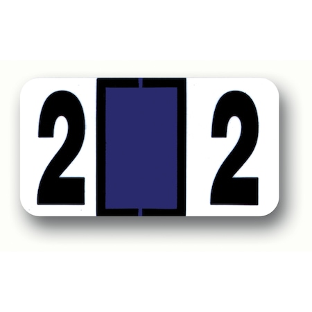 Asp Color Coded Number Labels: 2 Pk 312 | Zoro