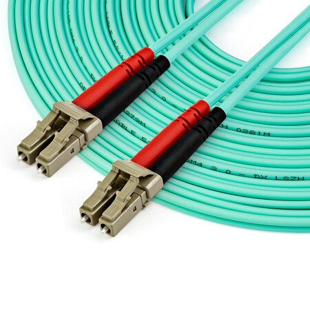 Startech.Com 10m OM4 LC to LC Multimode Duplex Fiber Optic Patch Cable ...