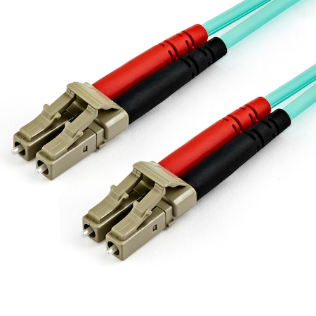 Startech.Com 10m OM4 LC to LC Multimode Duplex Fiber Optic Patch Cable ...