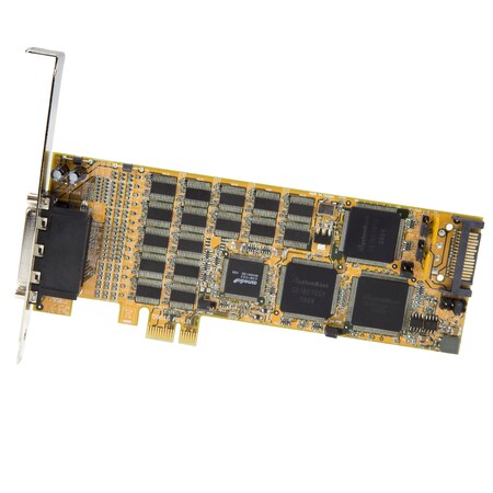 16 Port PCI Express Serial Card - DB9 RS232 Adapter For Low/Full Profile PCs (PEX16S550LP)