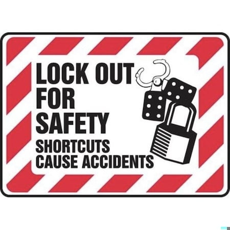 Accuform SAFETY SIGN LOCK OUT FOR SAFETY MLKT503XV MLKT503XV | Zoro