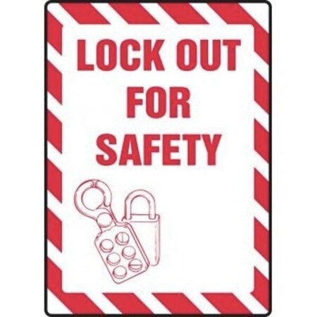 Accuform LOCKOUTTAGOUT SIGN LOCK OUT FOR MLKT504XV MLKT504XV | Zoro