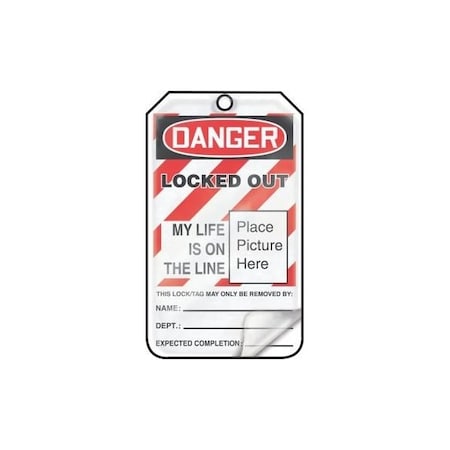 Accuform Caution, RP-Plastic, 3-7/8 in Width, 0.075 in Height, , 25 PK ...