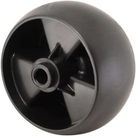 Ruota Ponte Girevole In Plastica 5'' Nera Per MTD 734-04155 - Rotary 12648