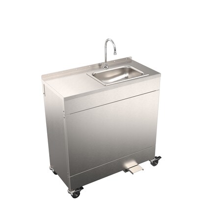 ACORN PORTABLE WASH-WARE Eco Plus Portable Hand-Wash Station, Foot Pump, Water  Heater, Tank In/Out, Gooseneck Only (EPS1210-F11) | Zoro