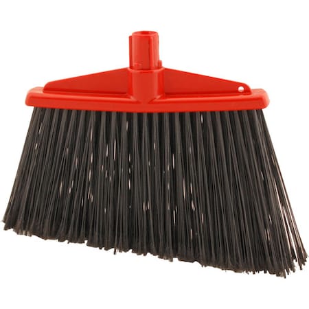 Enterprise Manufacturing Broom Head , Angle, Red/Black 940164FLGD | Zoro