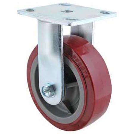 Carter Hoffmann Caster, Rigid (Red, 6