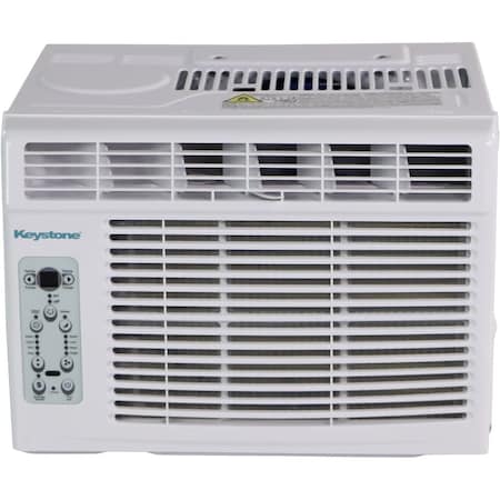 Keystone 5,000 BTU Window-Mounted AC with "Follow Me" LCD Remote Control KSTAW05BE