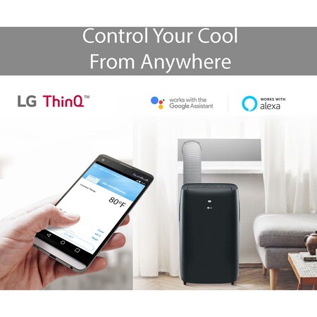 Lg Electronics 10,000 BTU Portable Air Conditioner Heat u0026 Cool LP1021BHSM |  Zoro