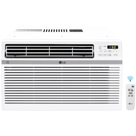 Lg 8,000 BTU 115V Window-Mounted Air Conditioner with Wi-Fi Control LW8017ERSM