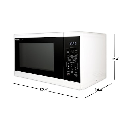 Sharp 1.4 CF Countertop Microwave Oven ZSMC1461KW