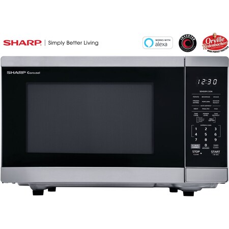 Sharp Countertop Microwave, Silver ZSMC1469HS