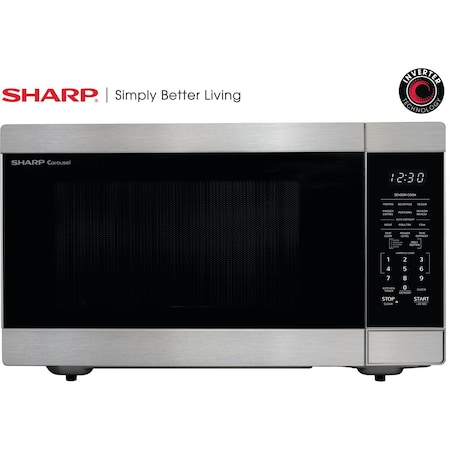 Sharp 2.2-Cu. Ft. Countertop Microwave Oven with Inverter Technology in Stainless Steel ZSMC2266HS