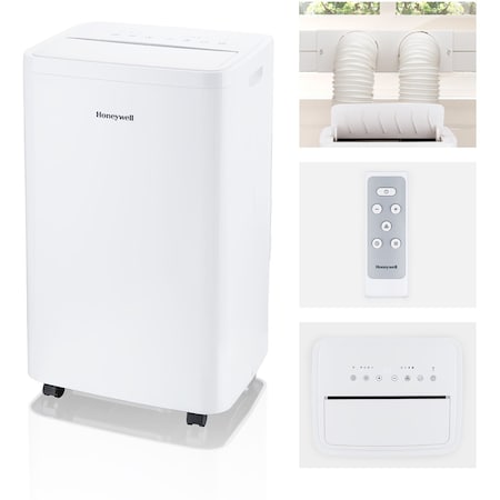 Honeywell 14,500 BTU Portable Air Condition with Dehumidifier & Fan, White HW4CEDAWW0