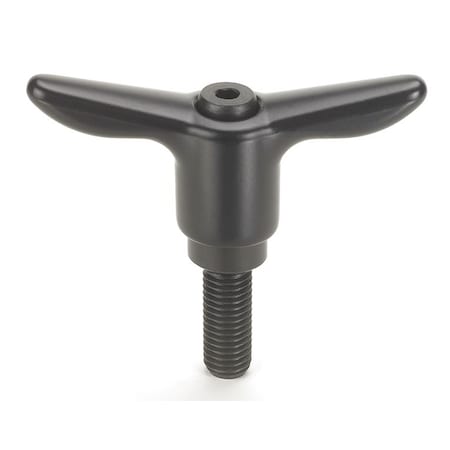 Morton Adjustable Handle, T-Handle Design, Cast Zinc, 1/4