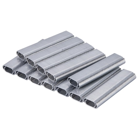 11/16" Hog Ring Staples - Galvanized Steel U-Line Fasteners 2,500 Per Carton