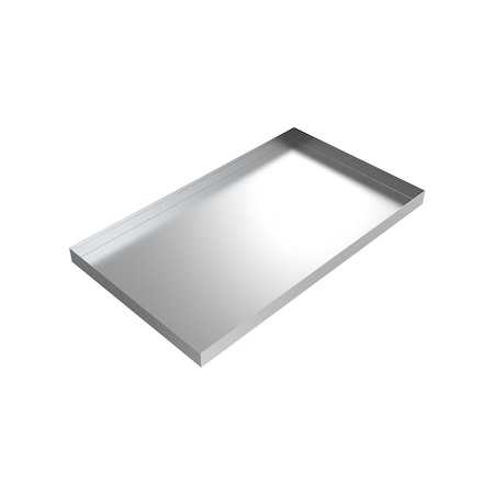 American Built Pro Galvanized Steel pan 62x32 ID Pre-drilled side drain ...