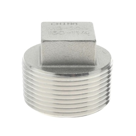 Pliming Plug Thrifco Plumbing 1/4 Stainless Steel Plug, Packaged 9018090 | Zoro