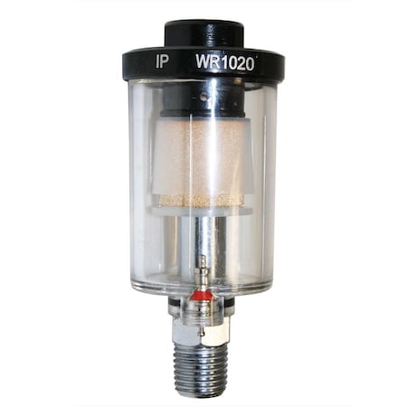 Interstate Pneumatics 1/4 Inch Poly Bowl In-Line Filter WR1020 | Zoro
