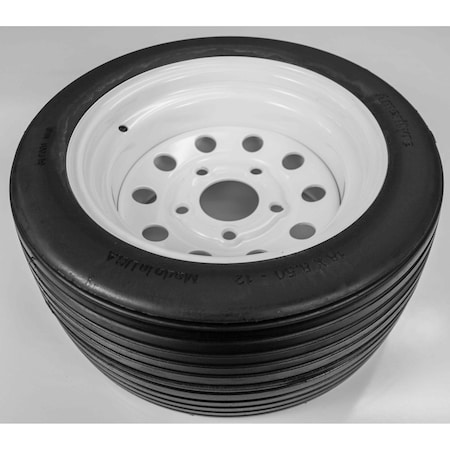 Amerityre 4.80x 4.0-8 solid, knobby tread, tire on a 8