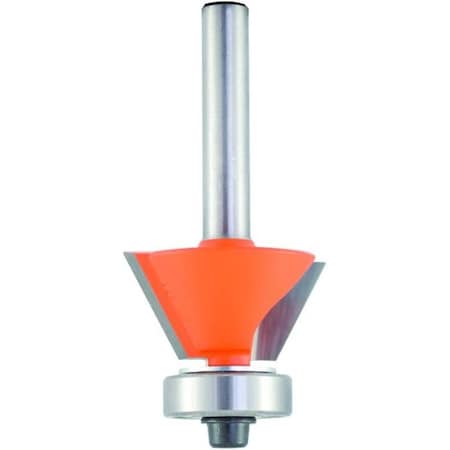 Trimmer Rides Bit Cmt Combination Trimmer Bit with 22-Degree Cutting Angle, 1/4-Inch ...